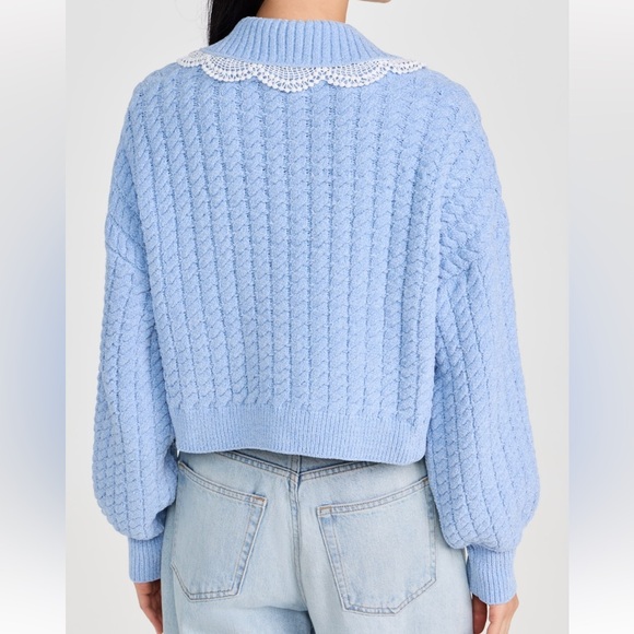 NWT For Love & Lemons Tierra Knit Jacket, XS - Picture 3 of 5